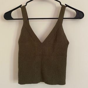 Crop Sweater Tank